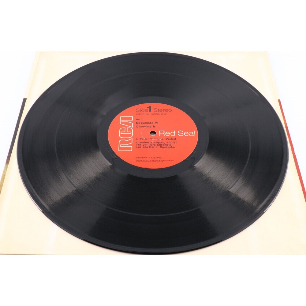 Berio, Walter Trampler, Sequenza VI/Chemins II/Chemins III 1970 LP Vinyl Record - Picture 5 of 10